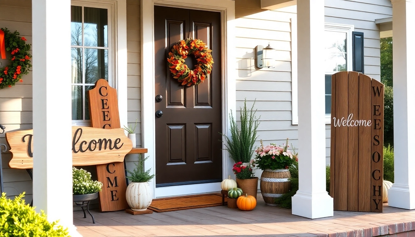 Boost Your Home’s Curb Appeal with Beautiful Welcome Signs for Every Entrance