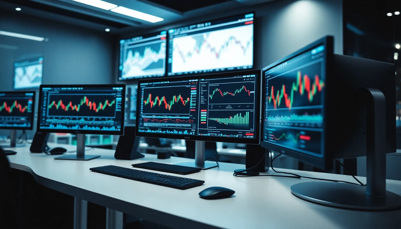 Trading view dashboard with advanced charts and market analysis tools for traders